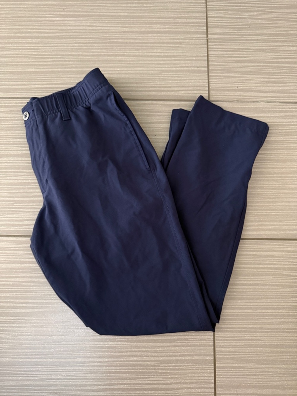 Men's Under Armour Navy Blue Stretch Casual Pants - 32/30